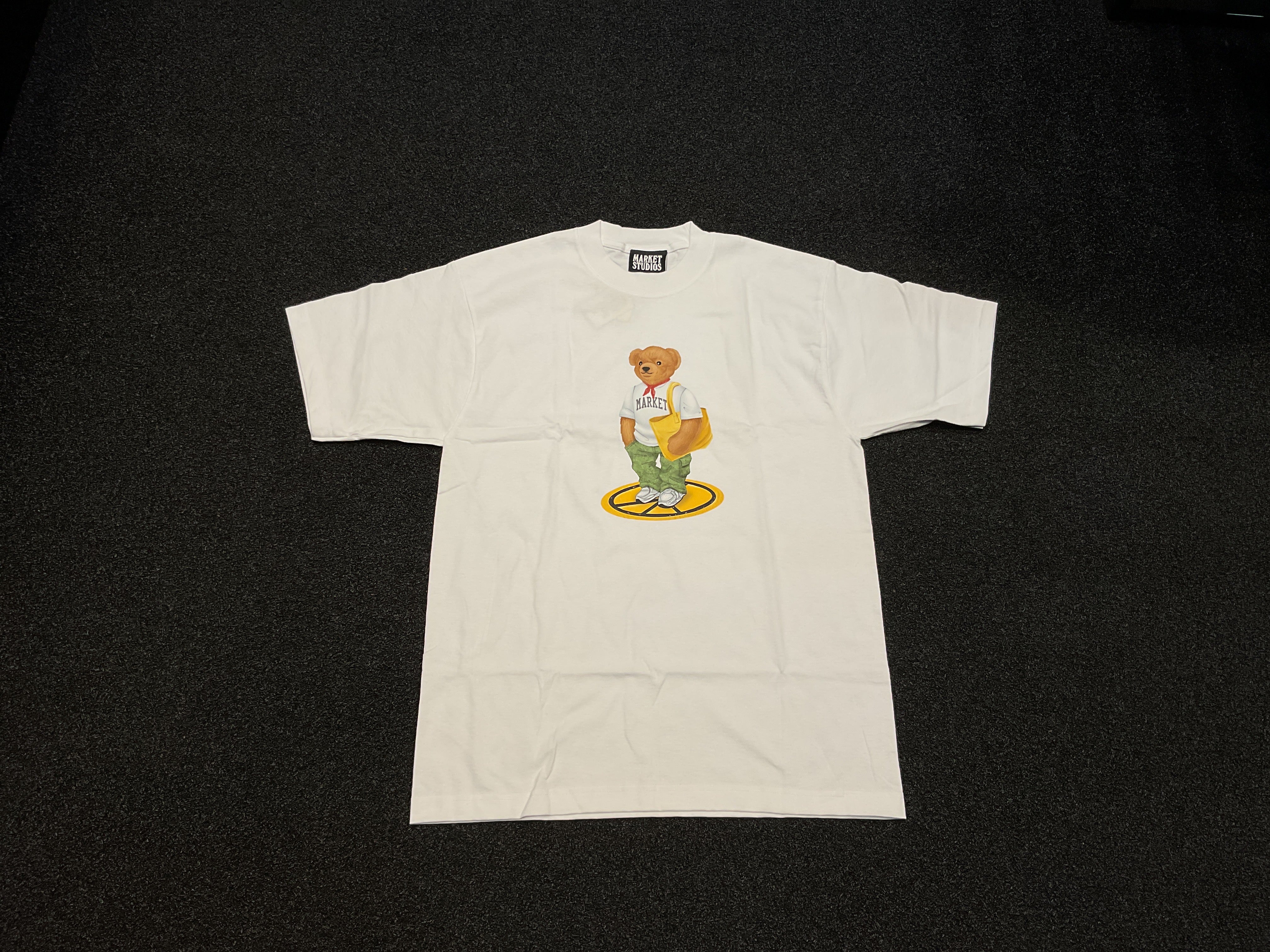 Market Stand For Peace Bear Tee - White