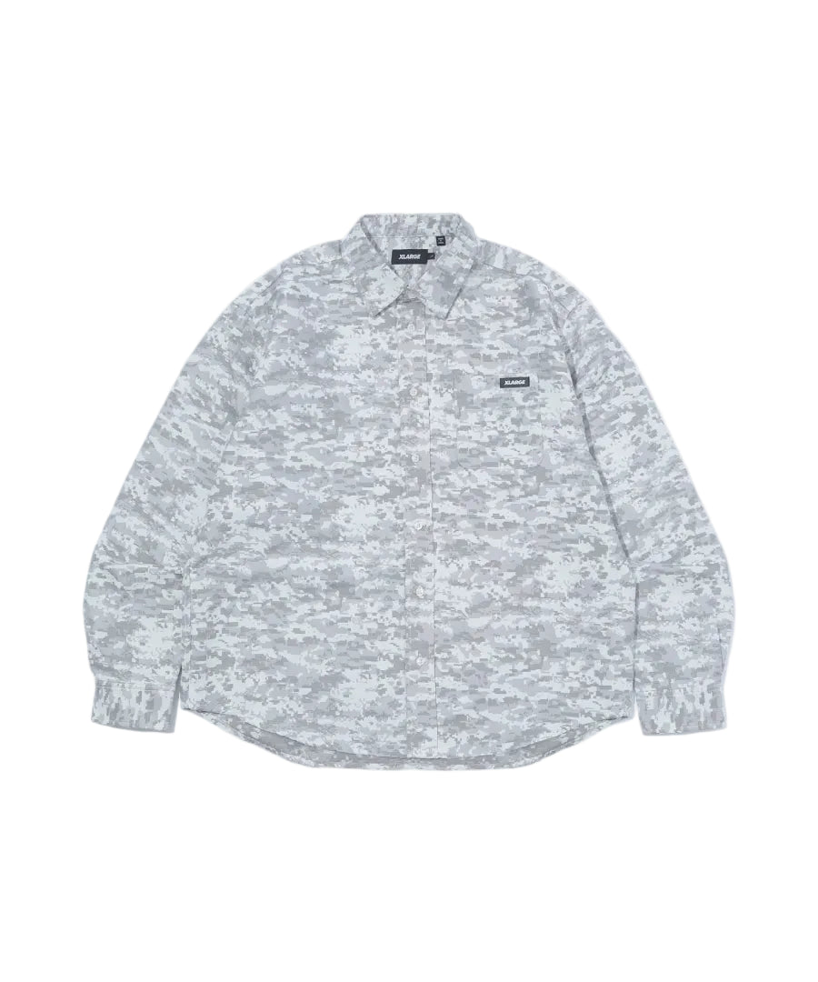 XLarge Digital Camo Long Sleeve Shirt