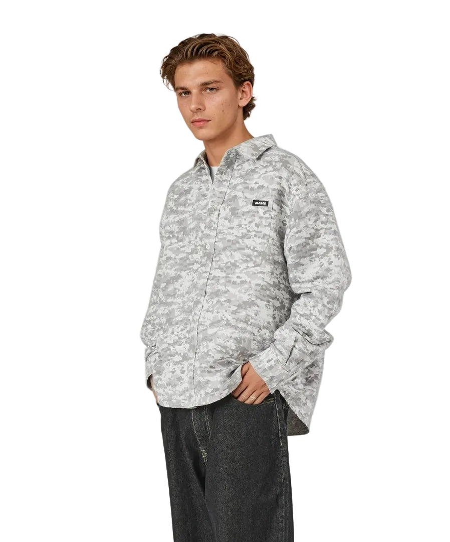 XLarge Digital Camo Long Sleeve Shirt
