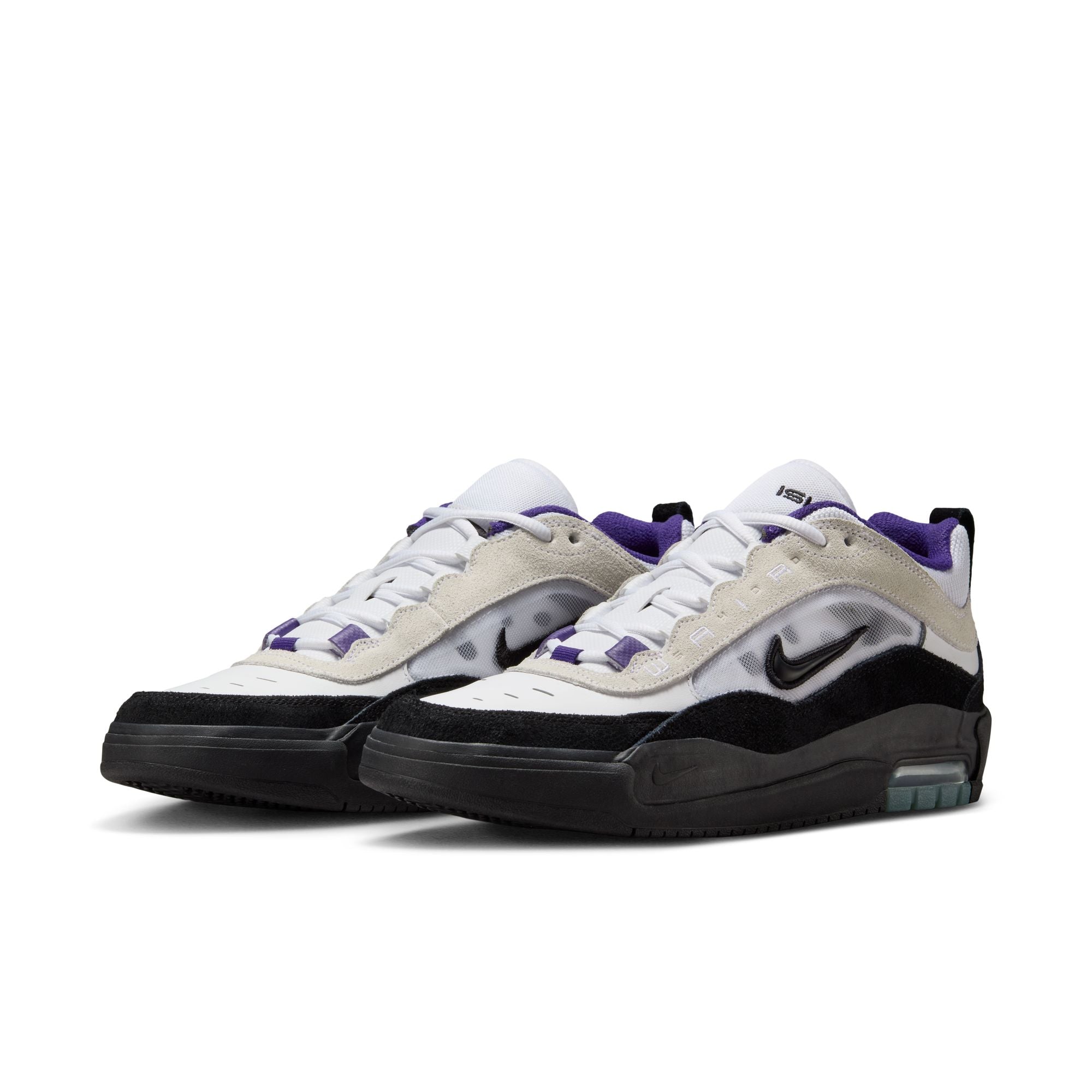Nike SB Air Max Ishod Mens - White/Black/Court Purple