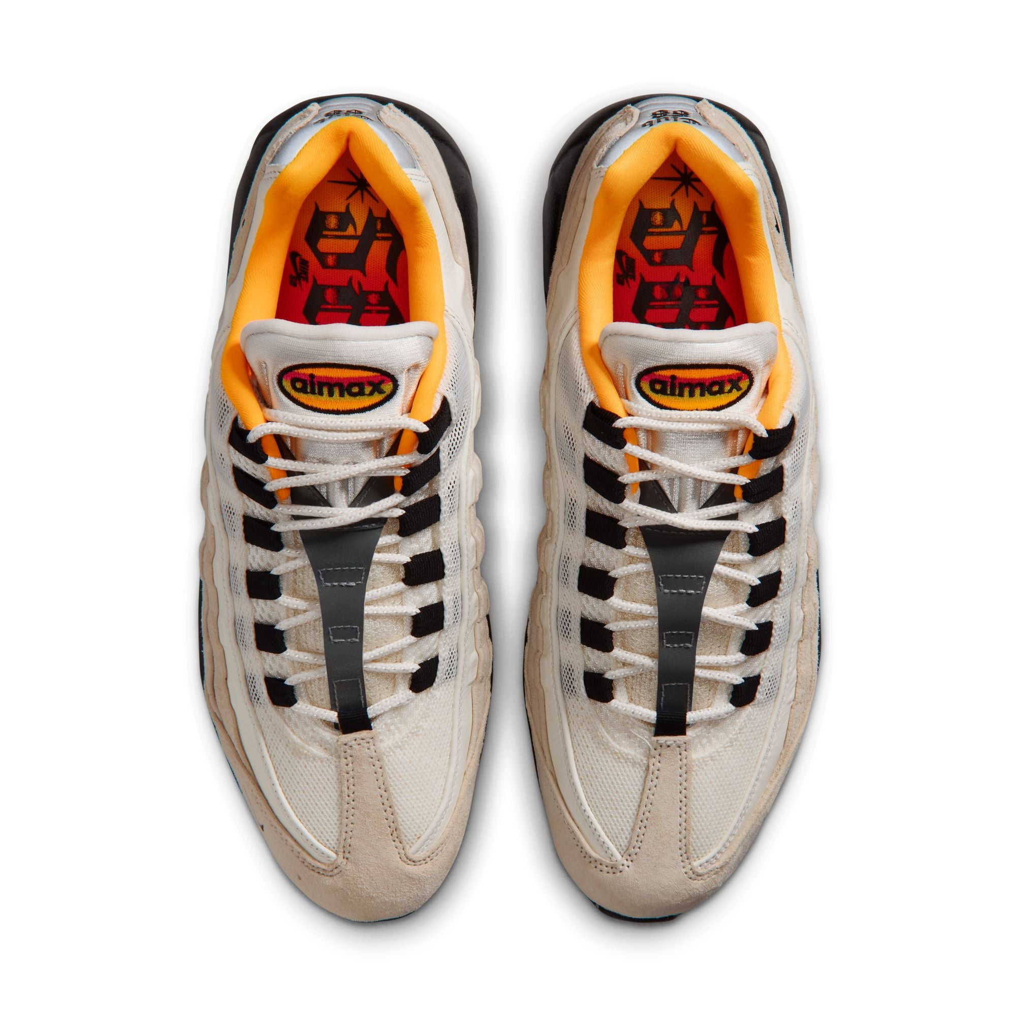 Nike SB Air Max 95 “Club 58” Men’s - Sail/Black/Laser Orange