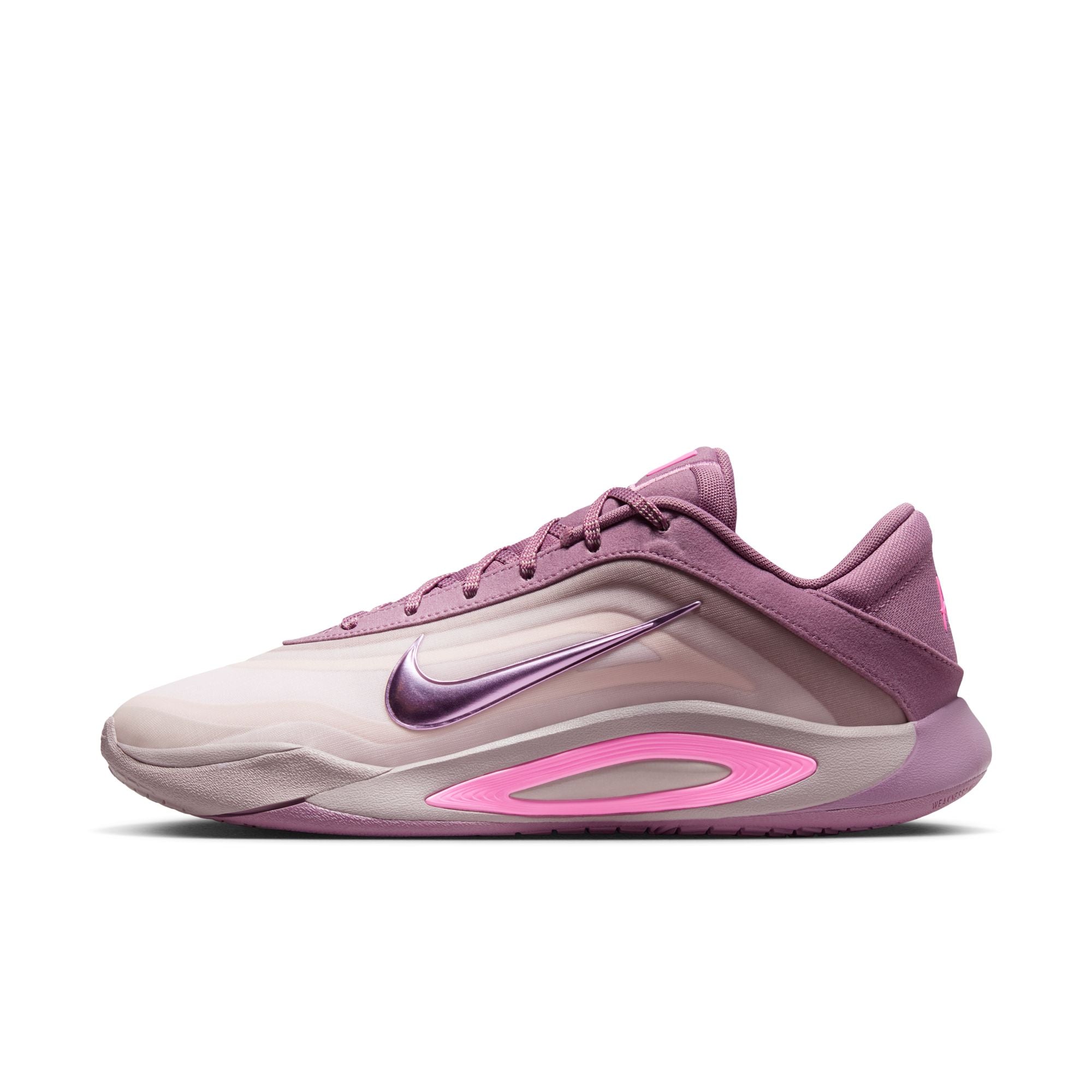 Women's Nike A’One “Dog Mom” Basketball Shoes – Violet Dust/Pink Spell