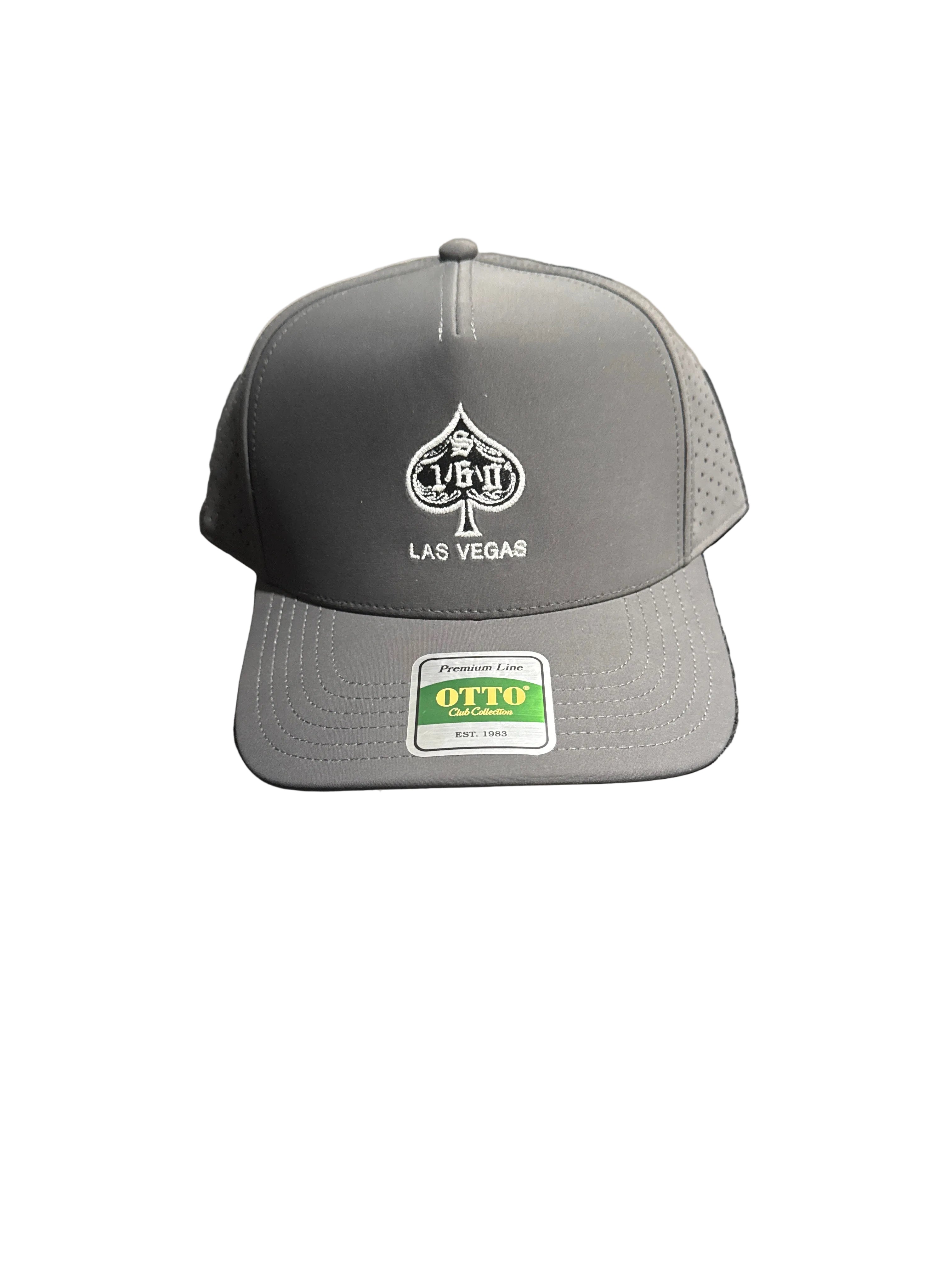 Suite 160 Spade Premium Line Snapback-Charcoal Grey