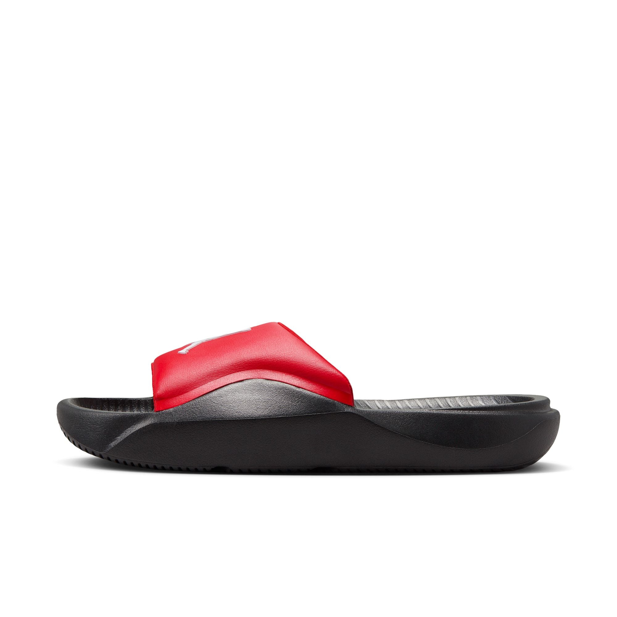 Jordan Franchise men’s slide in Varsity Red White Black with Jumpman logo