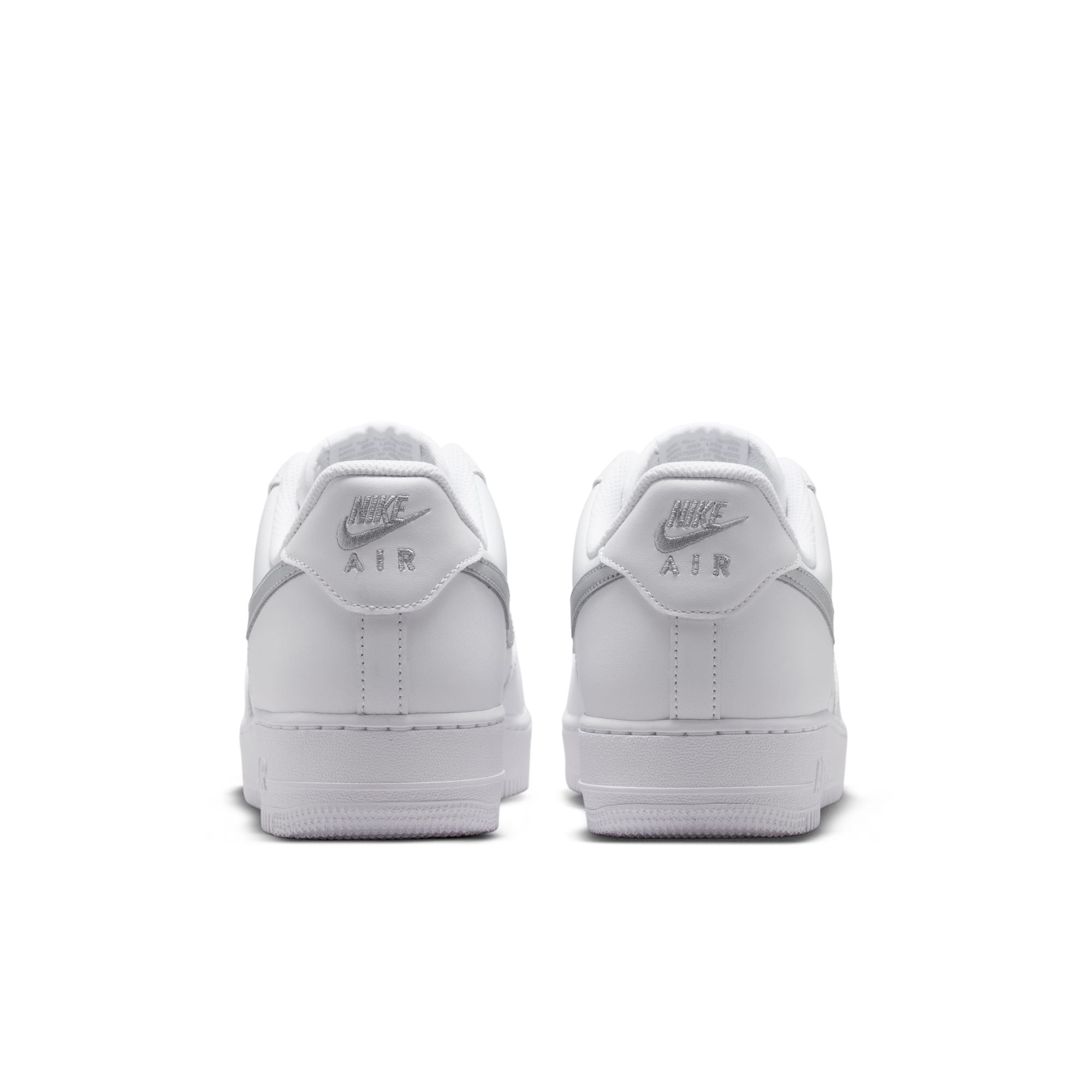 Nike Air Force 1 '07 Men's WHITE/METALLIC SILVER