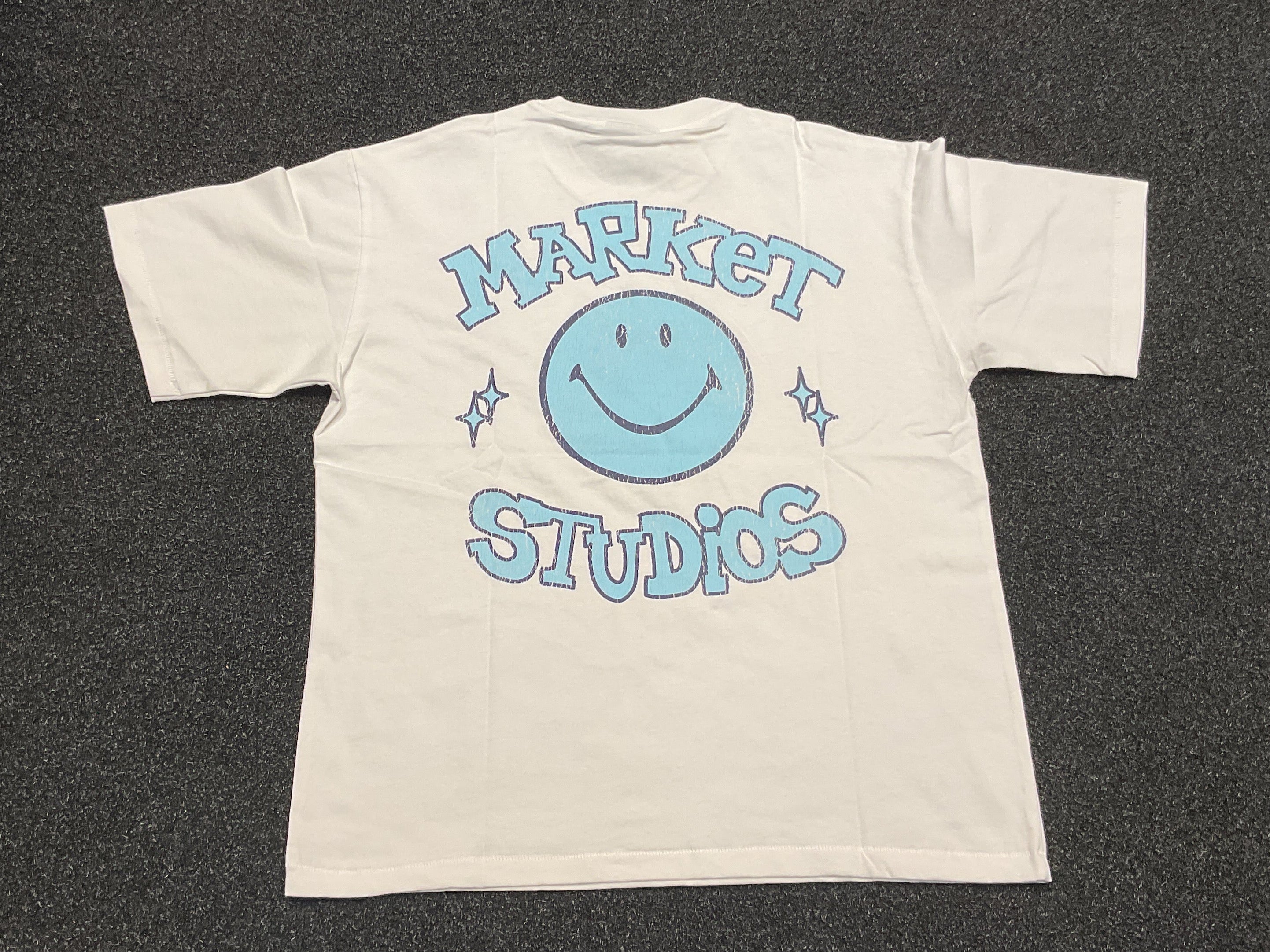 Market Smiley Old School Tee - White