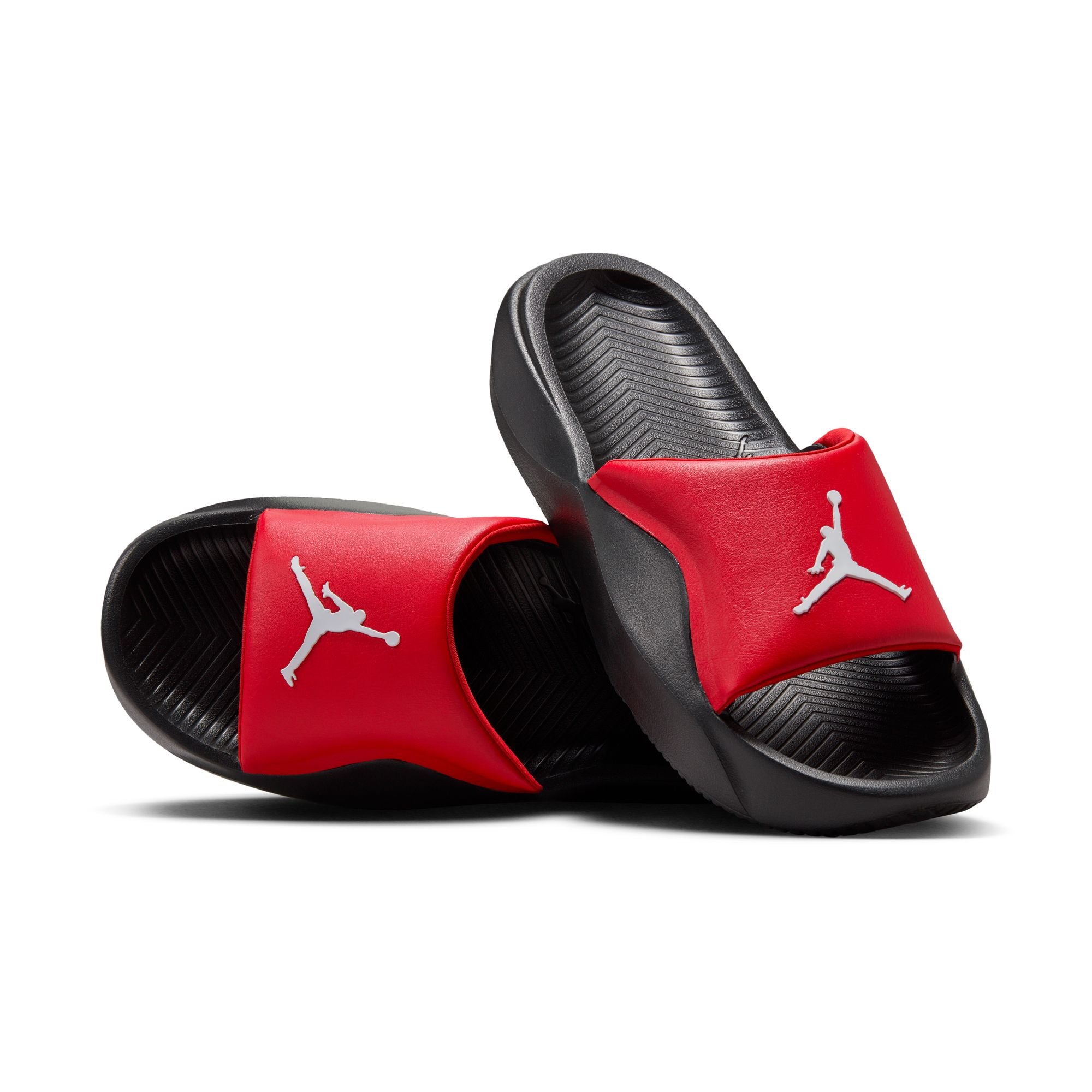 Jordan Franchise men’s slide in Varsity Red White Black with Jumpman logo