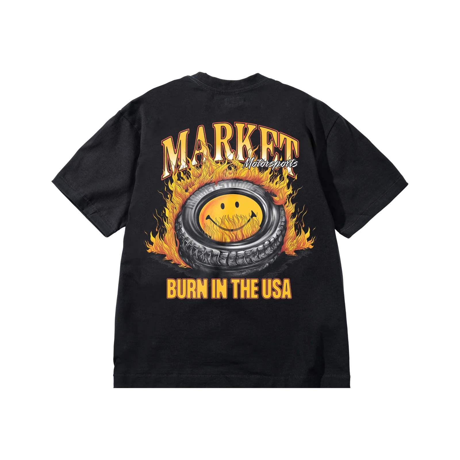 Market Smiley Burnt Rubber Graphic Tee