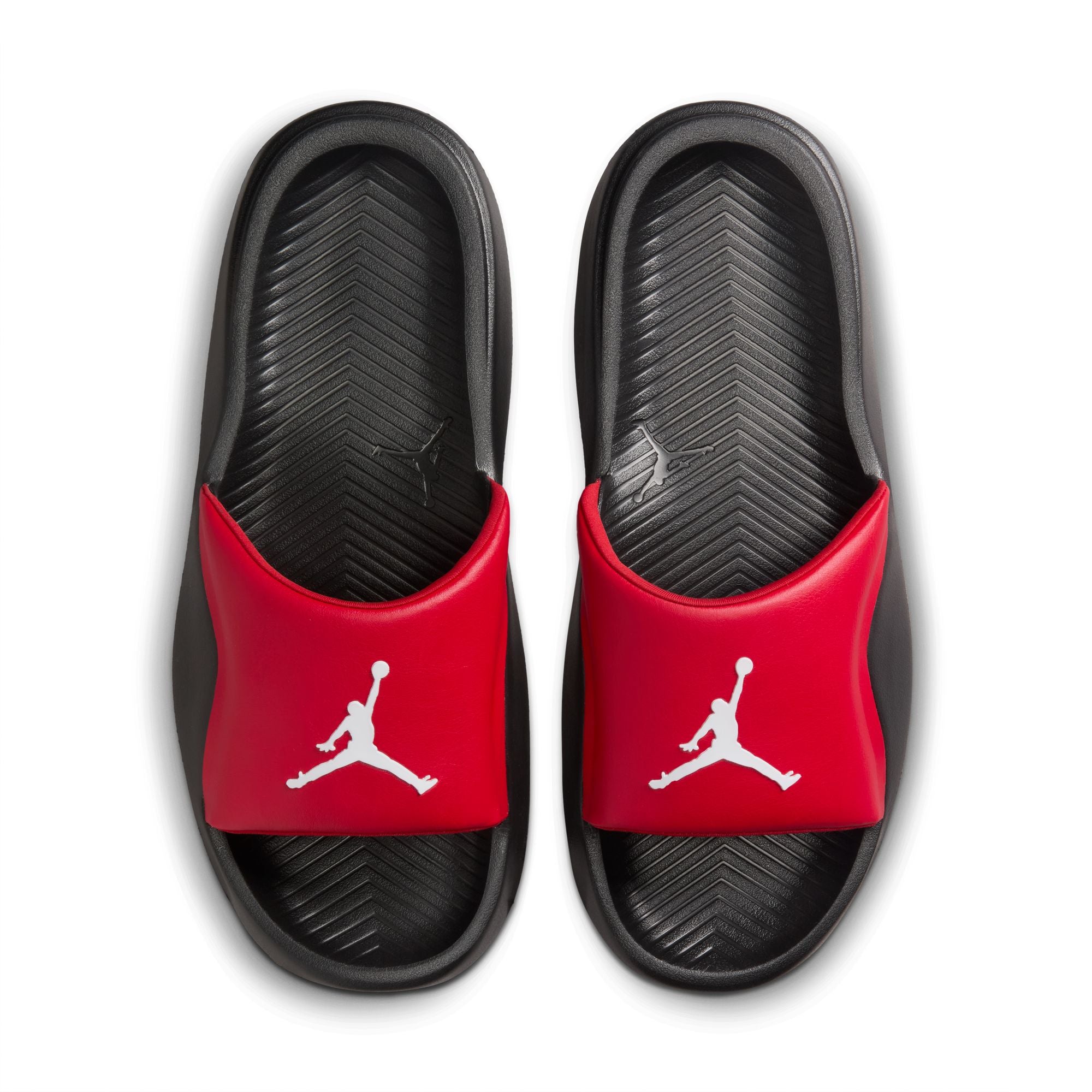 Jordan Franchise men’s slide in Varsity Red White Black with Jumpman logo