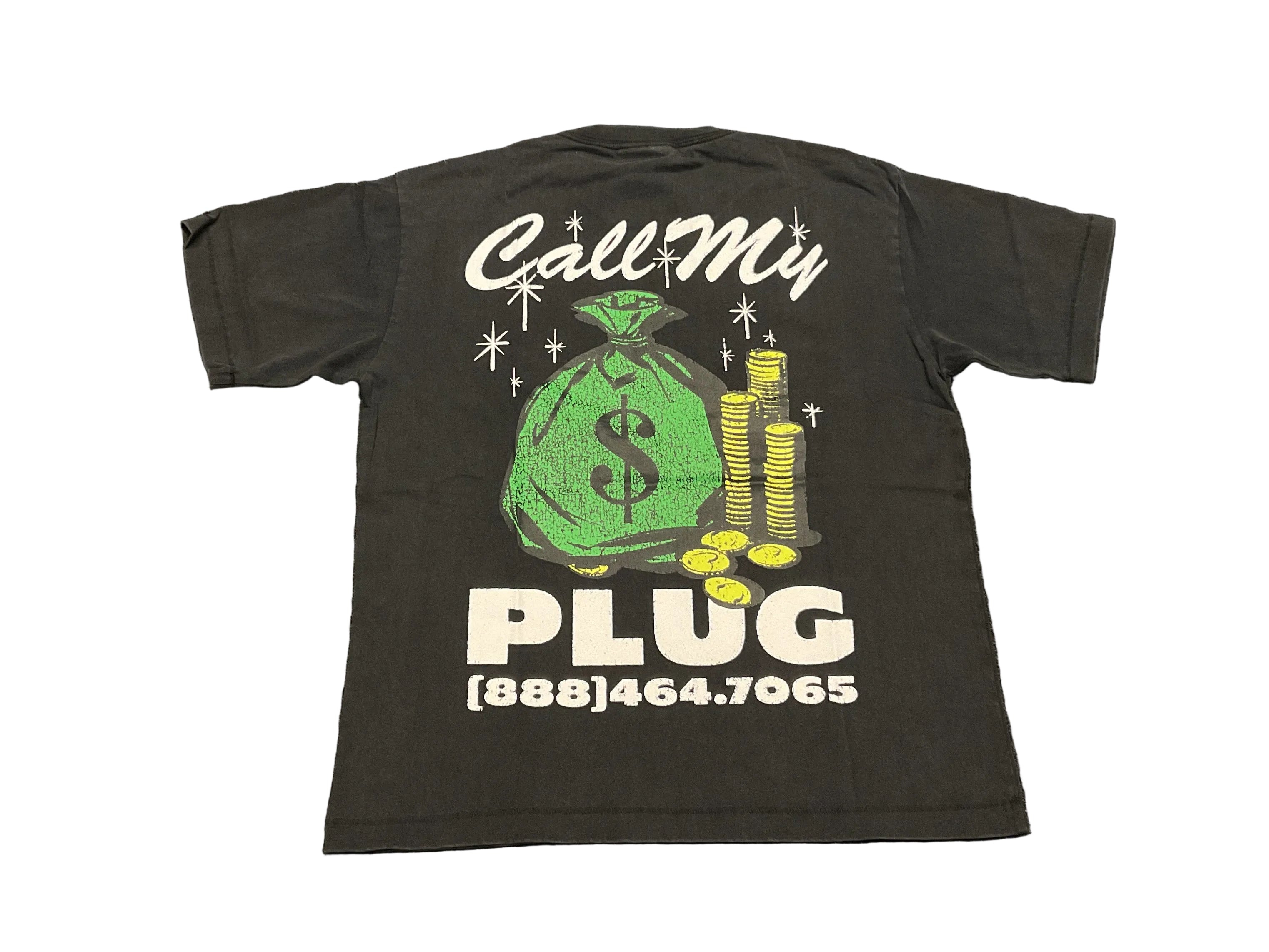 Market Call My Plug Tee - Black