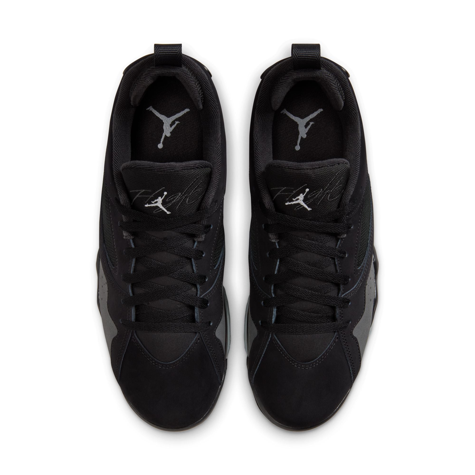 Air Jordan MVP 92 men’s sneakers in Black with Wolf Grey midsole top view
