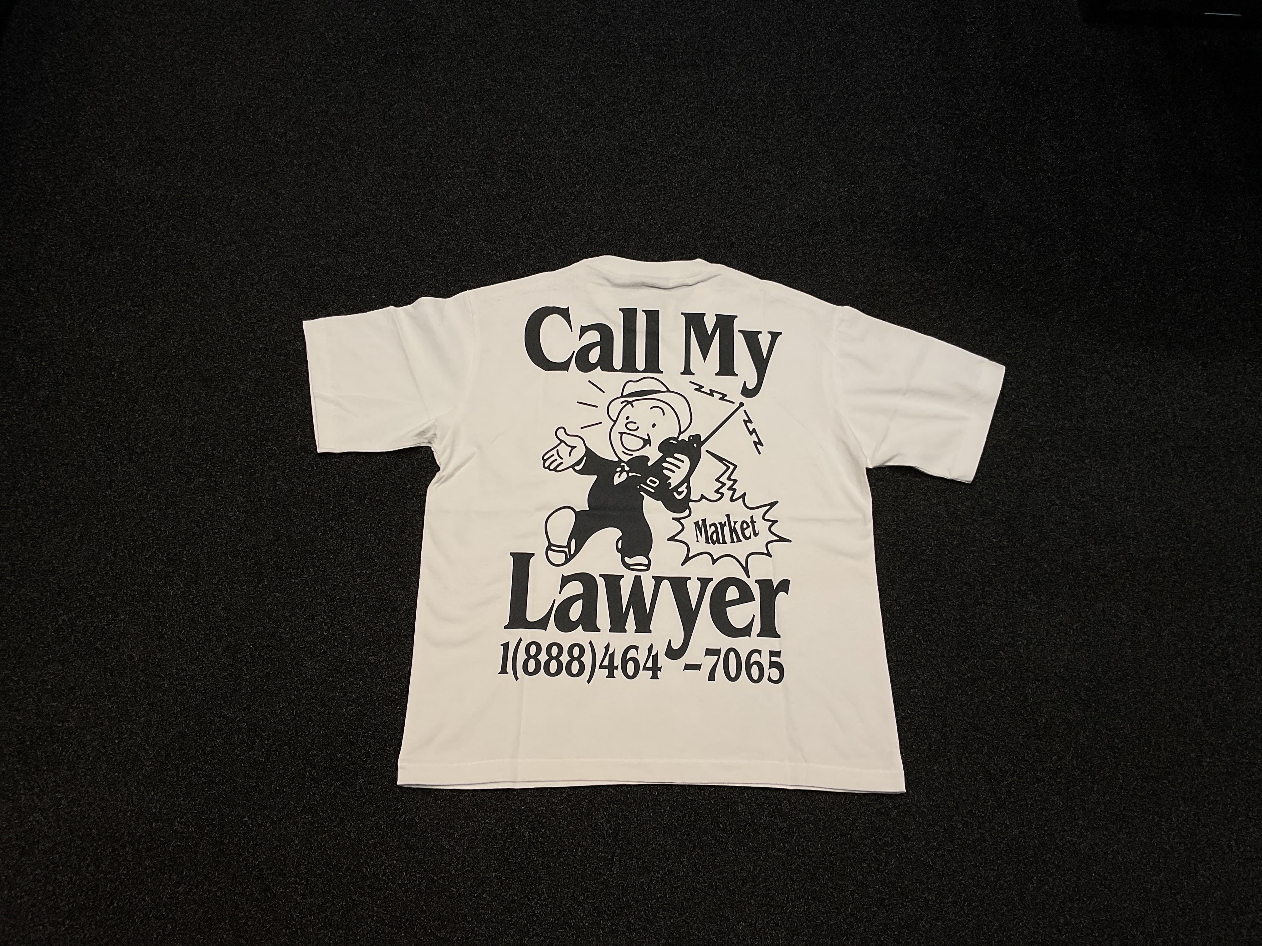 Market Walking And Talking Lawyer Tee - White
