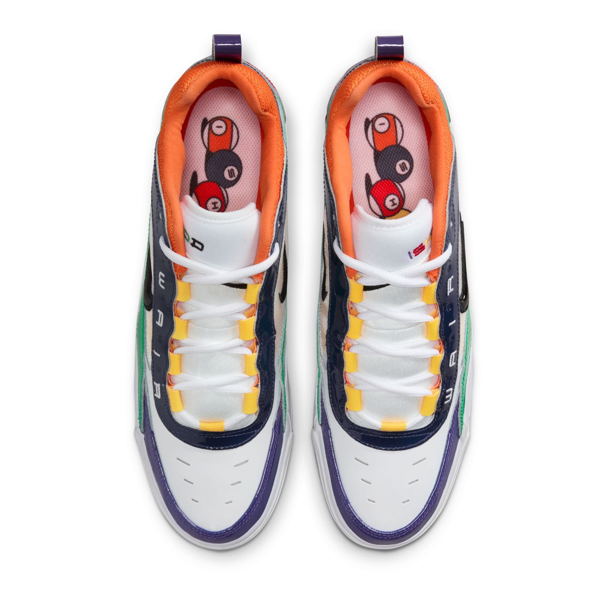 Nike Air Max Ishod Premium in university red with amarillo accents and visible Air unit