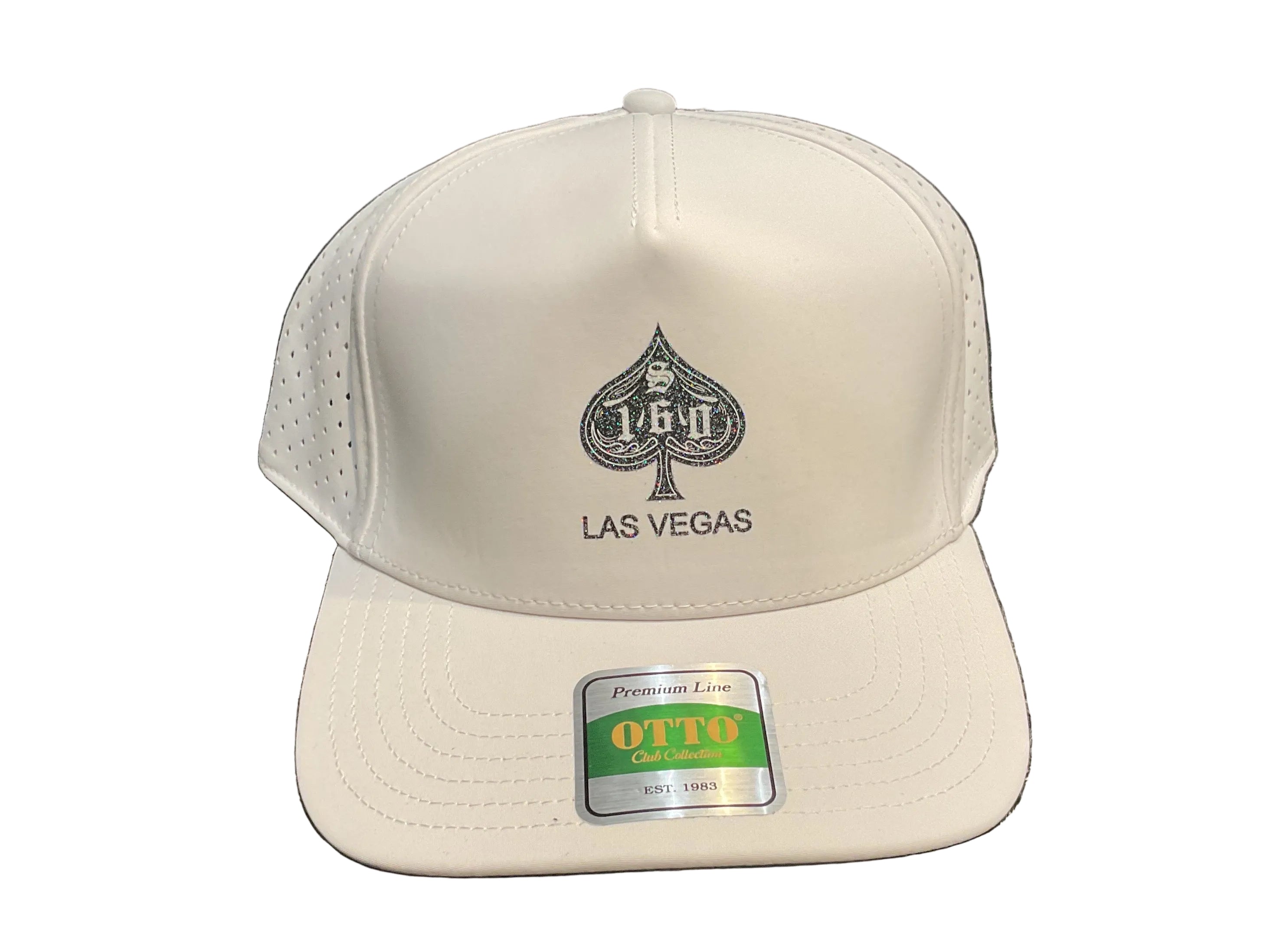 Suite 160 Sparkle Premium Line Snapback - White