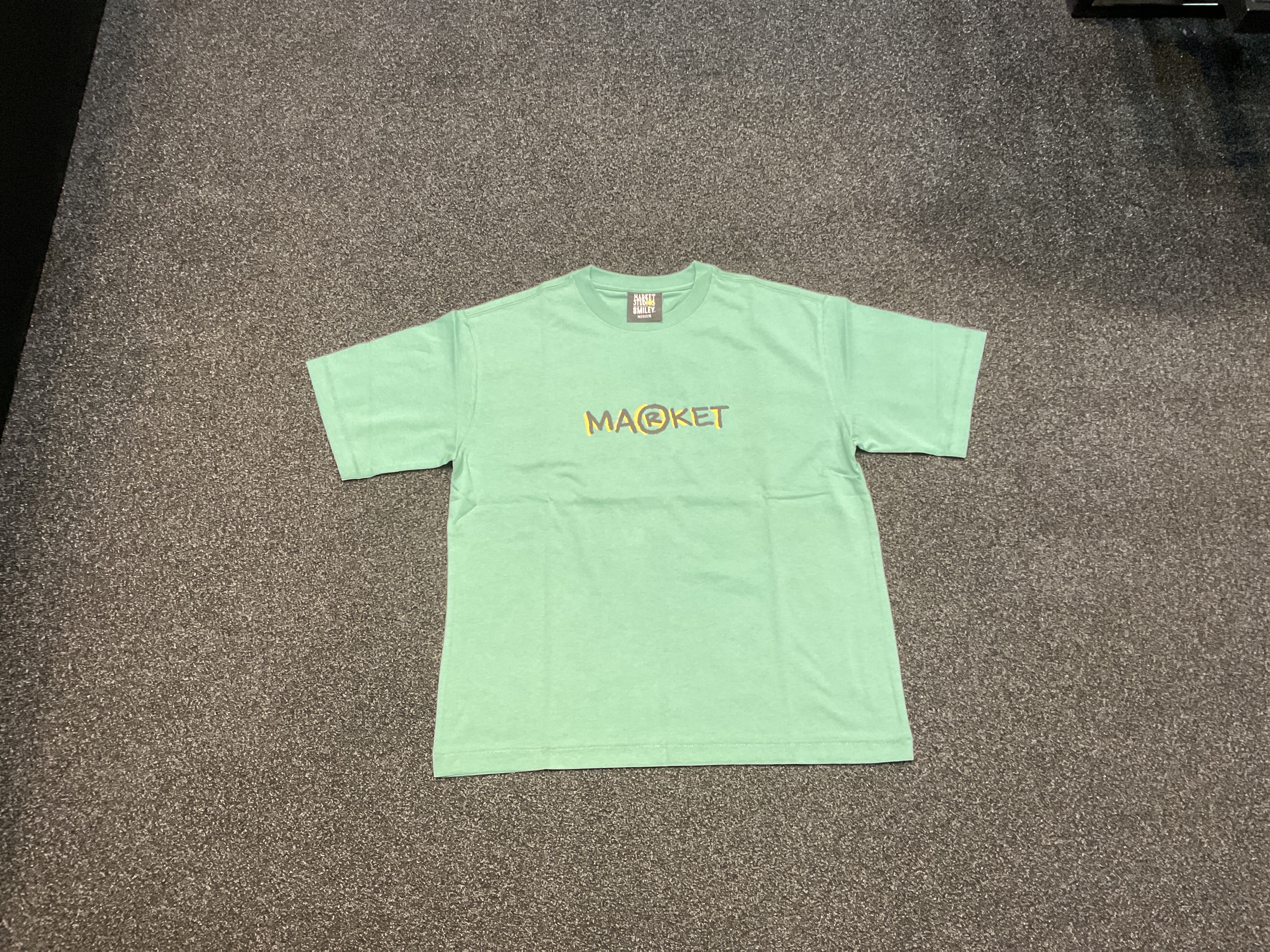 Market Smiley Doodle Tee - Green