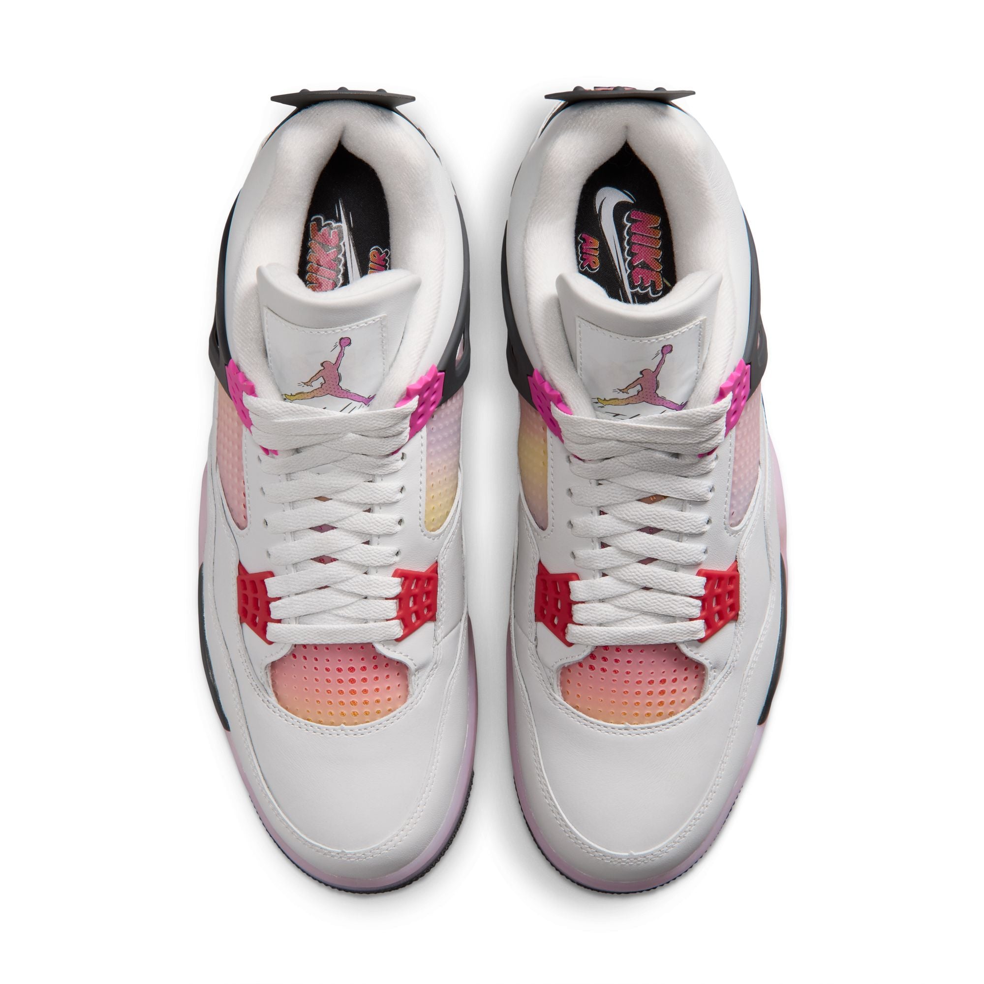 Air Jordan 4 Retro Men’s - Off White/Fire Pink/Anthracite
