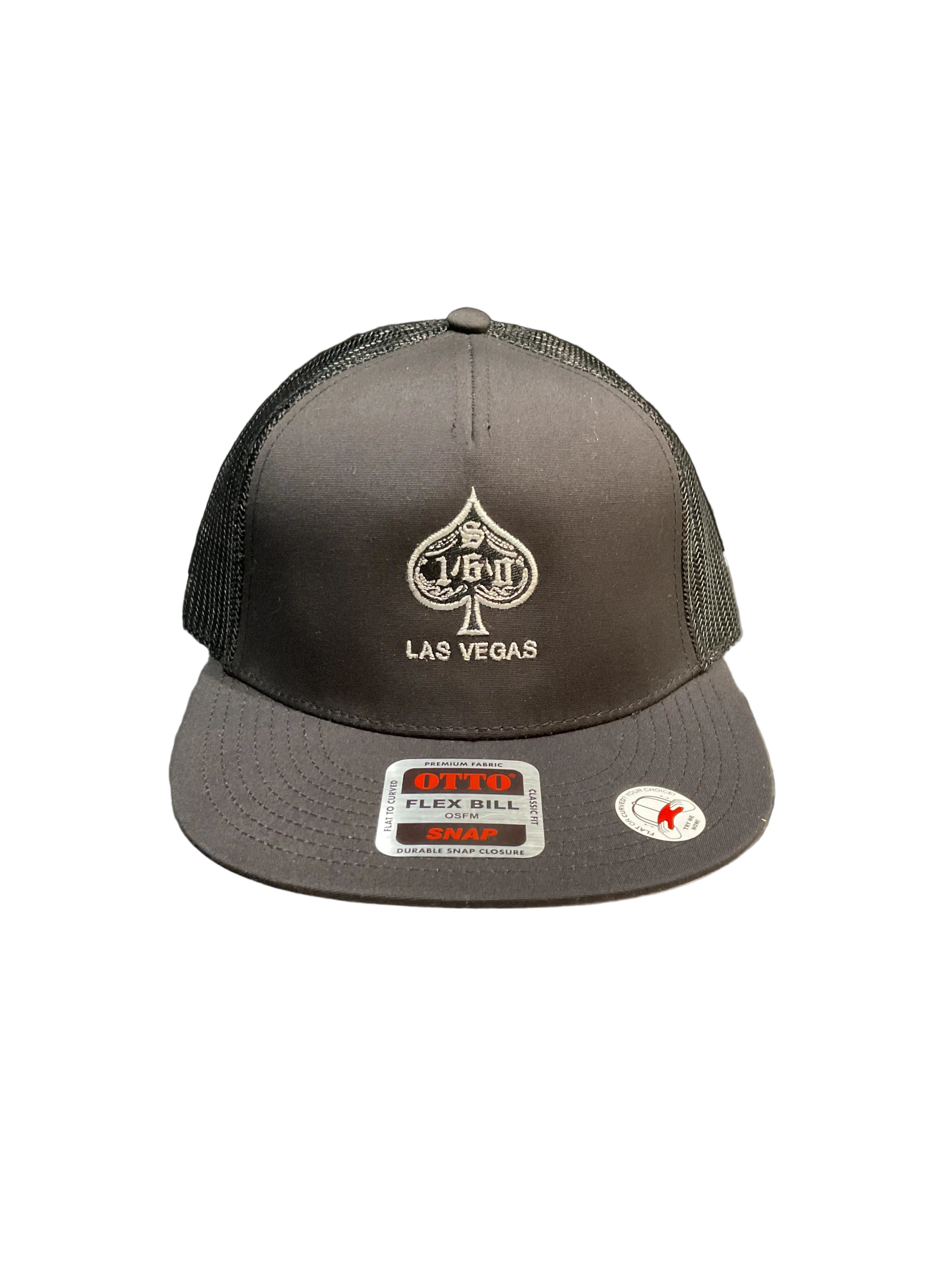 Suite 160 SPADE Logo Snapback - Black