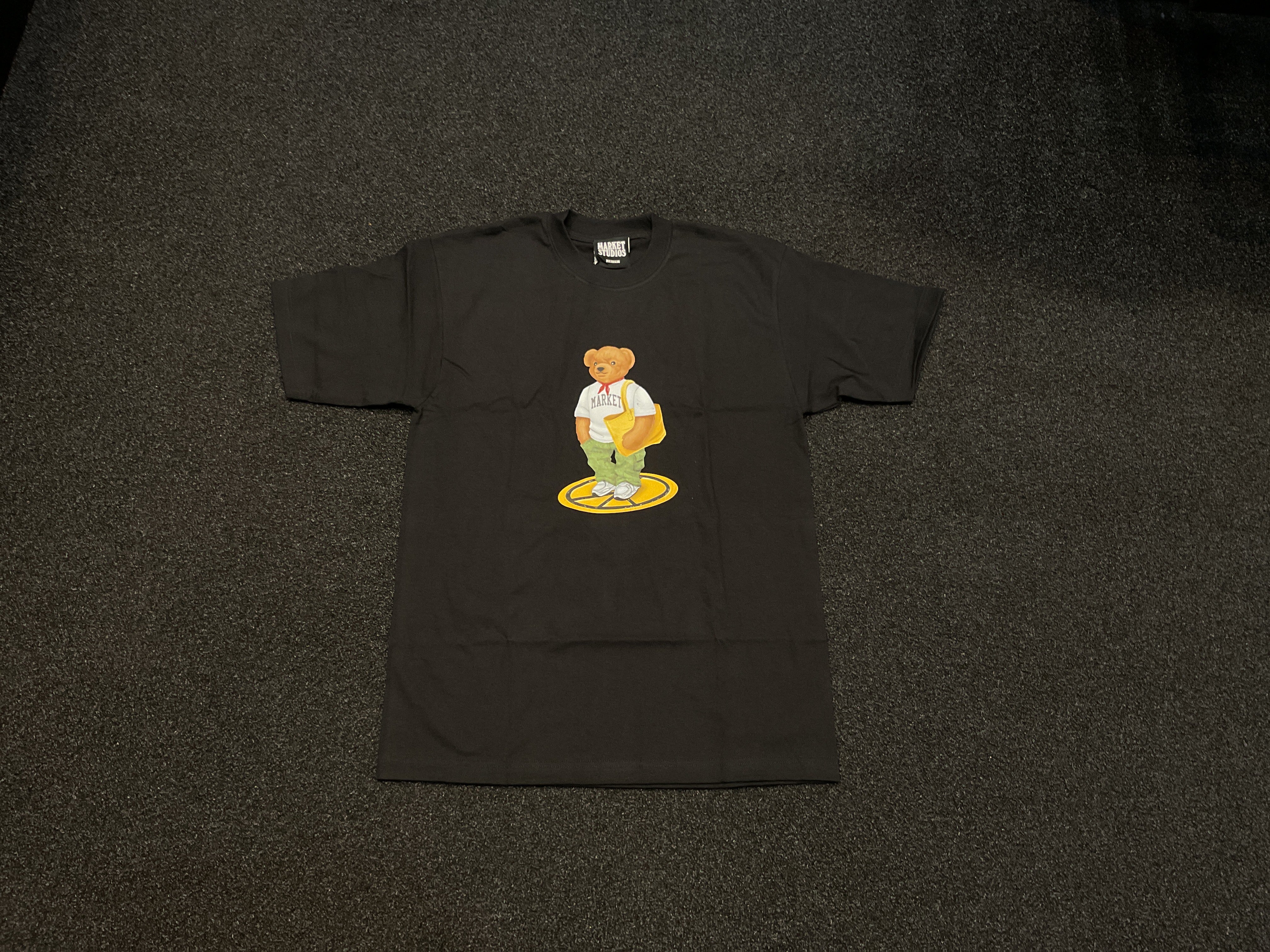 Market Stand For Peace Bear Tee - Black