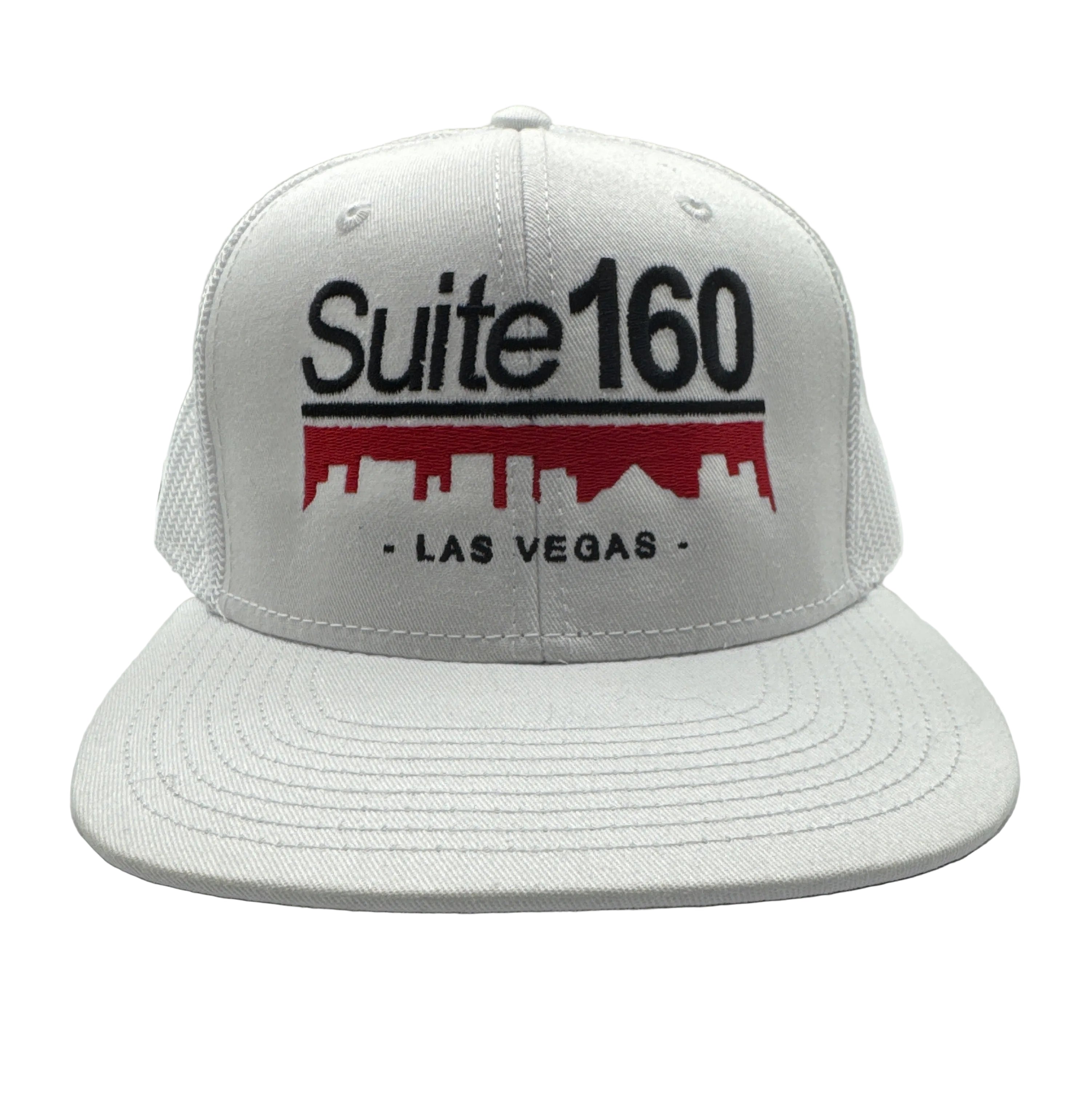 Suite 160 Brand Snapback - All White