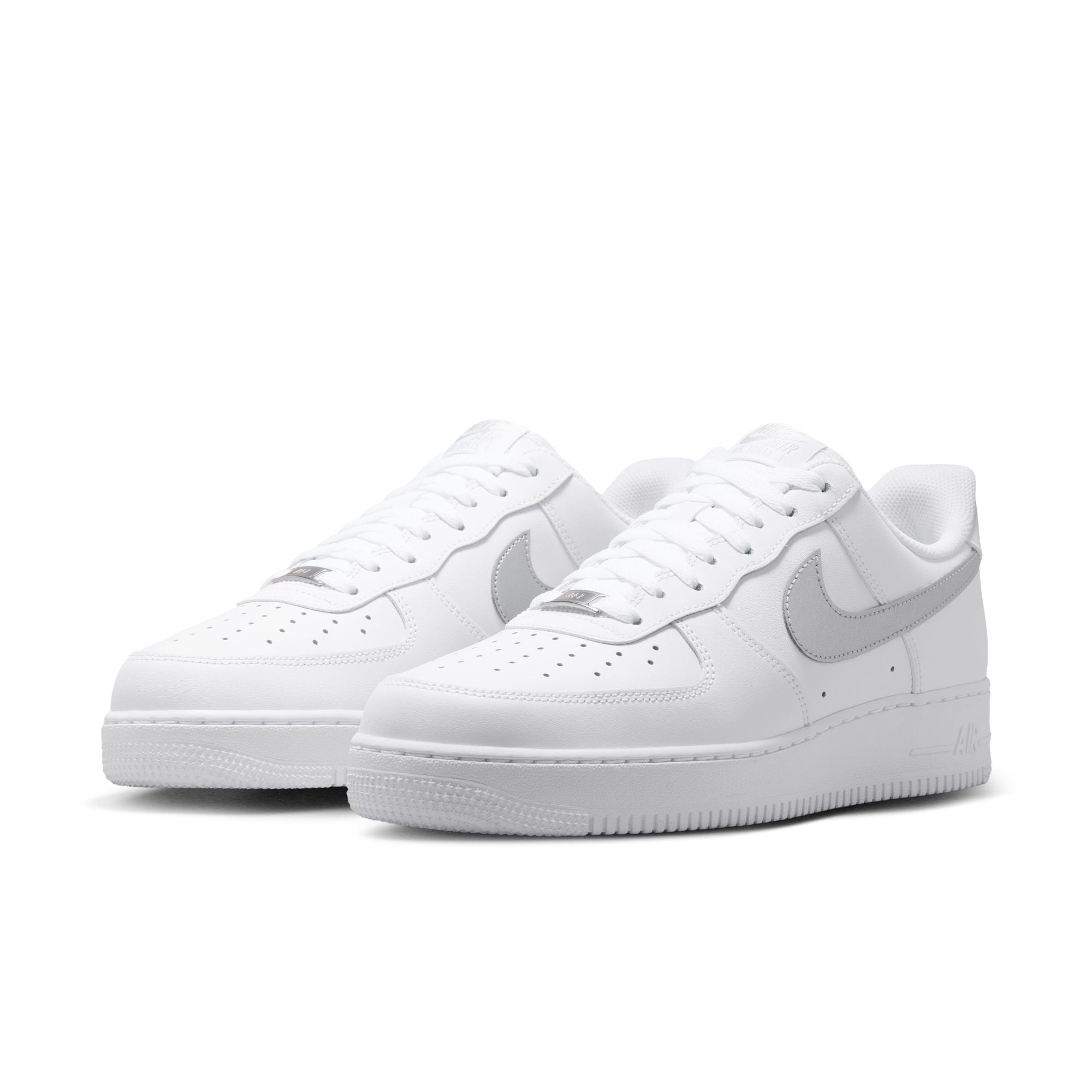 Nike Air Force 1 '07 Men's WHITE/METALLIC SILVER