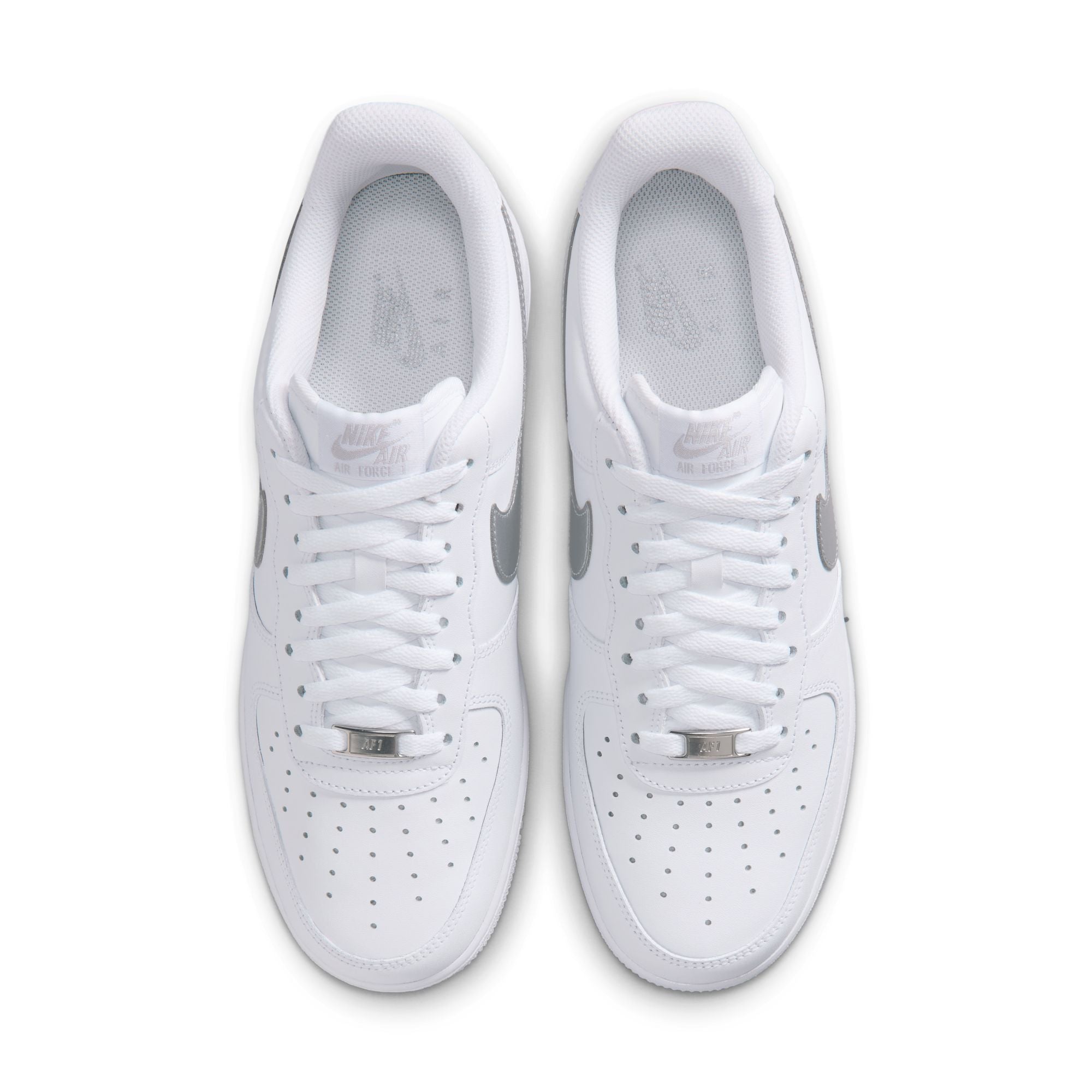 Nike Air Force 1 '07 Men's WHITE/METALLIC SILVER