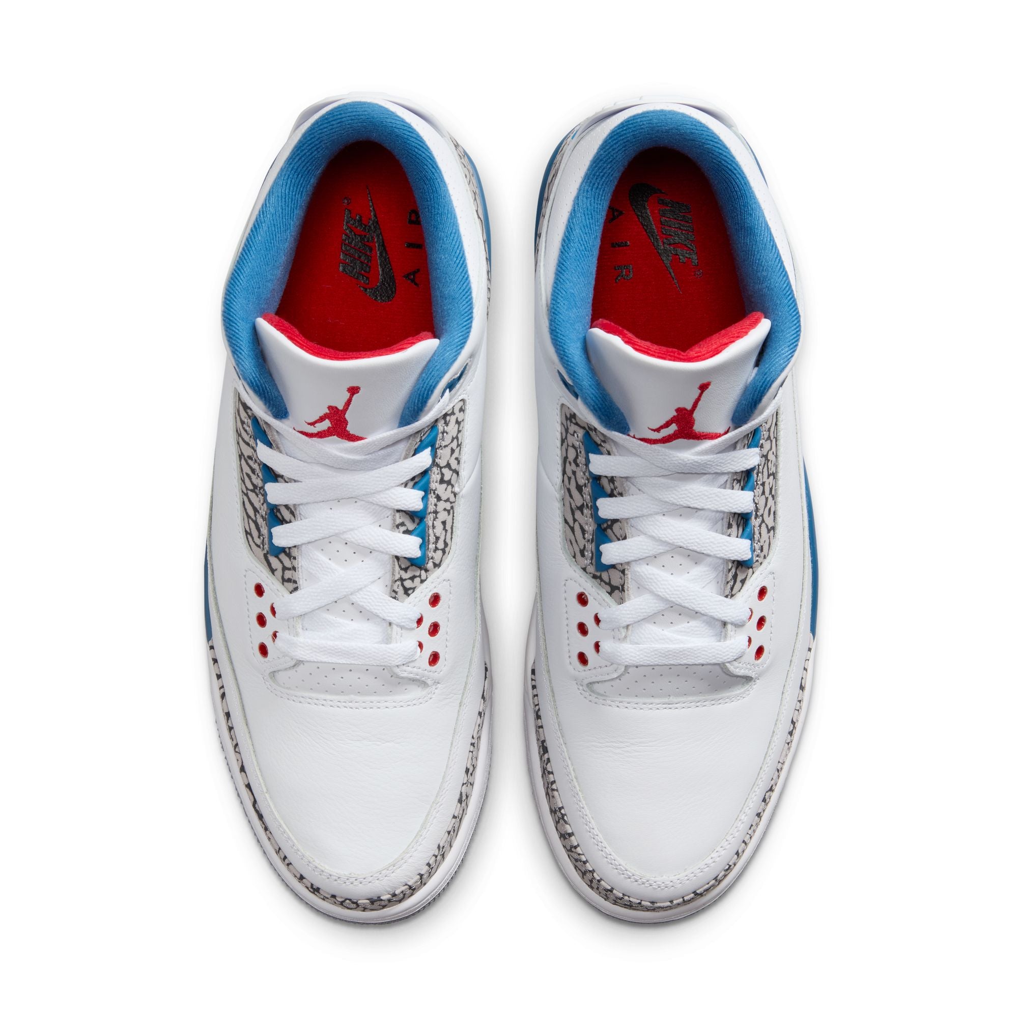 Air Jordan 3 Retro “True Blue” Men’s - White/Fire Red/True Blue