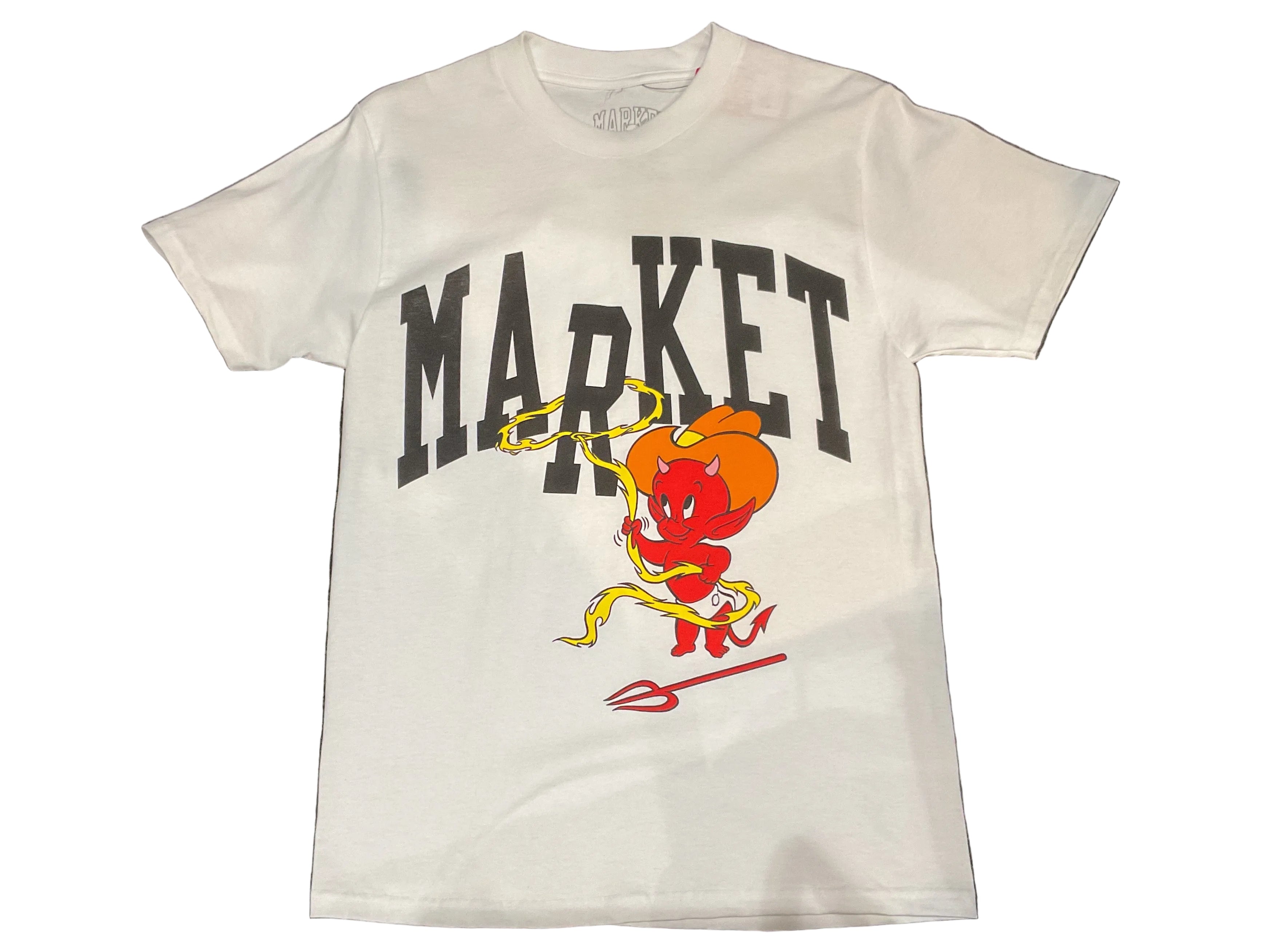 Market Hot Stuff Cowboy Arch Graphic Tee - White