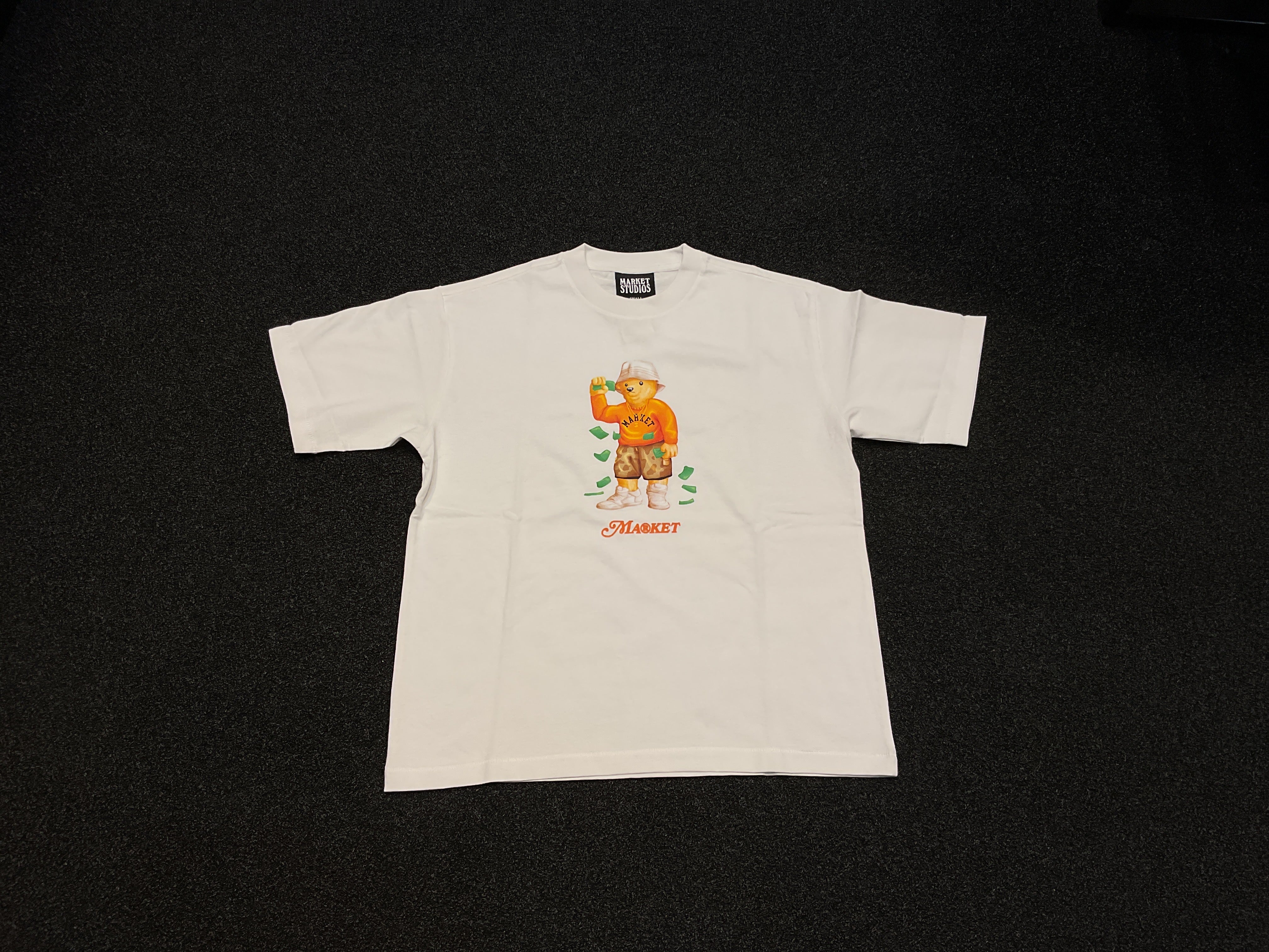 Market Making It Rain Bear Tee - White