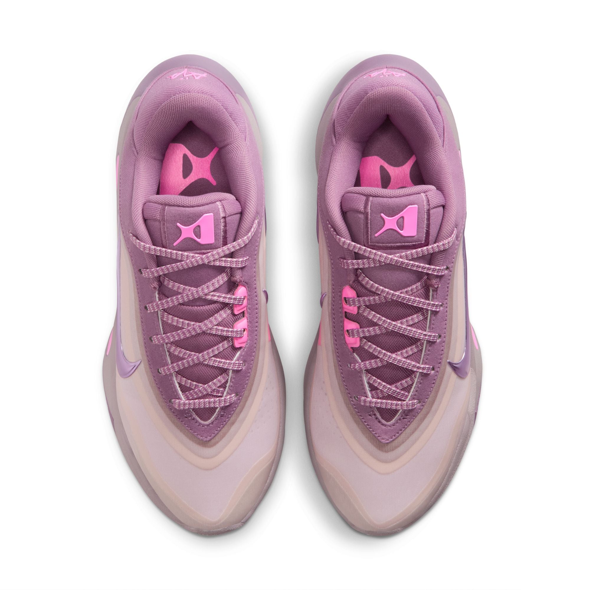 Women's Nike A’One “Dog Mom” Basketball Shoes – Violet Dust/Pink Spell