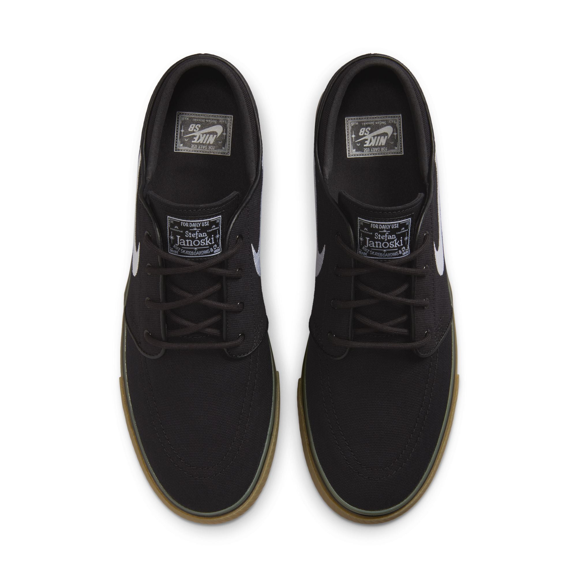 Nike SB Zoom Janoski OG+ Canvas Mens - Black/White/Gum