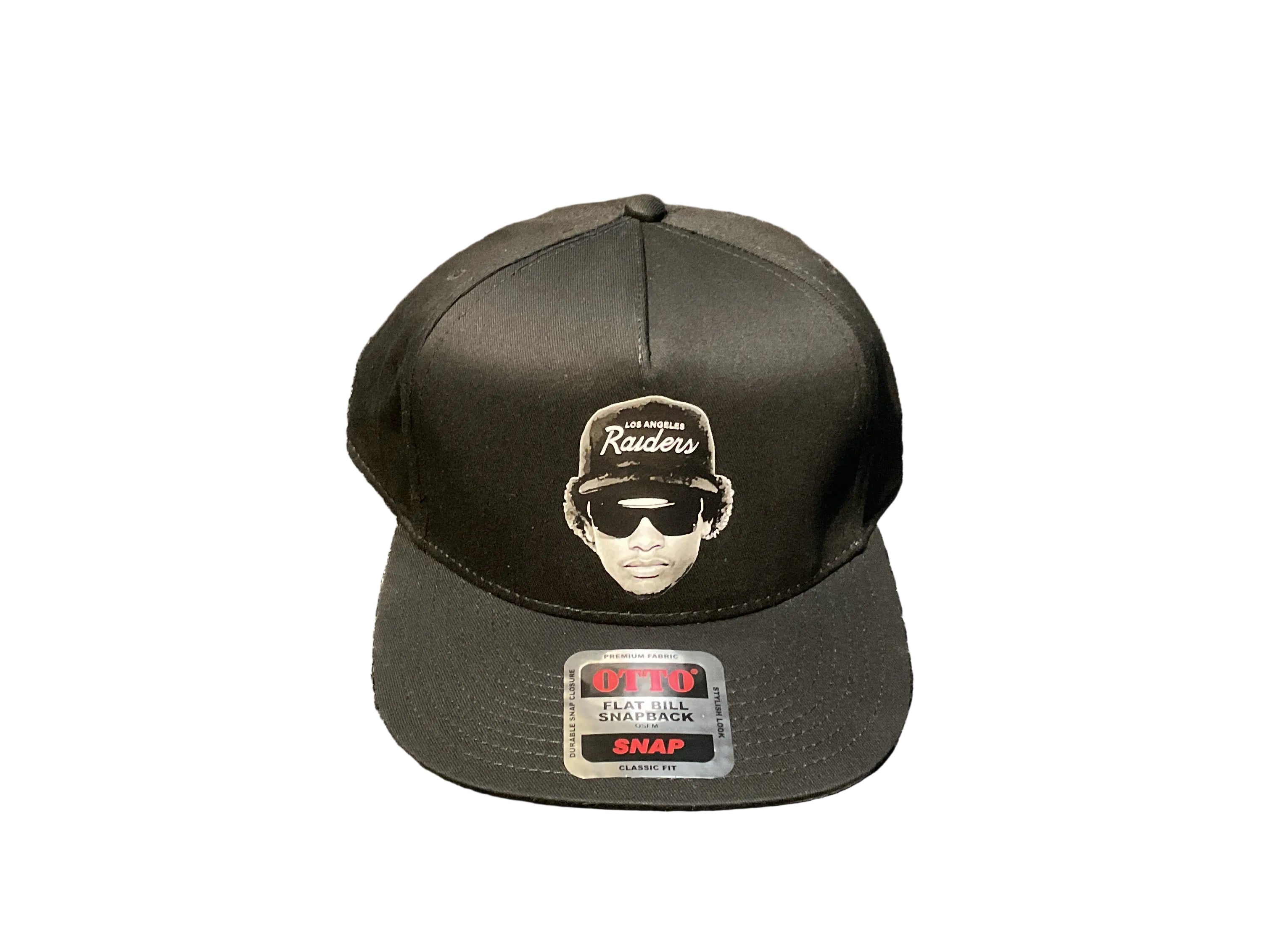 Compton Flat Brim Snapback - Black